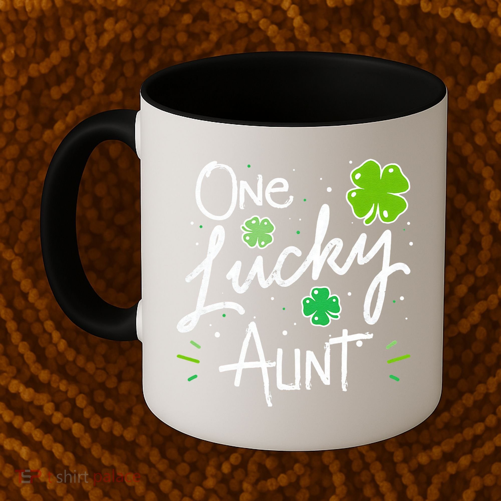 One Lucky Aunt St Patrick's Day Coffee Mug