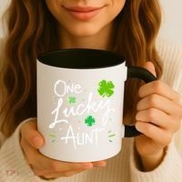 One Lucky Aunt St Patrick's Day Coffee Mug thumb 3