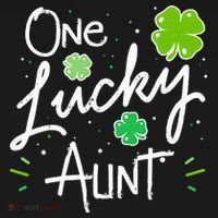 One Lucky Aunt St Patrick's Day Pajama Set thumb 2