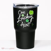 One Lucky Aunt St Patrick's Day Tumbler thumb 0