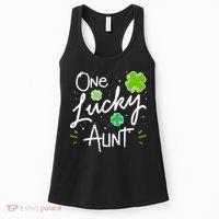 One Lucky Aunt St Patrick's Day Women's Tank Top thumb 0