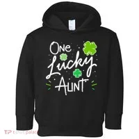 One Lucky Aunt St Patrick's Day Toddler Hoodie thumb 0