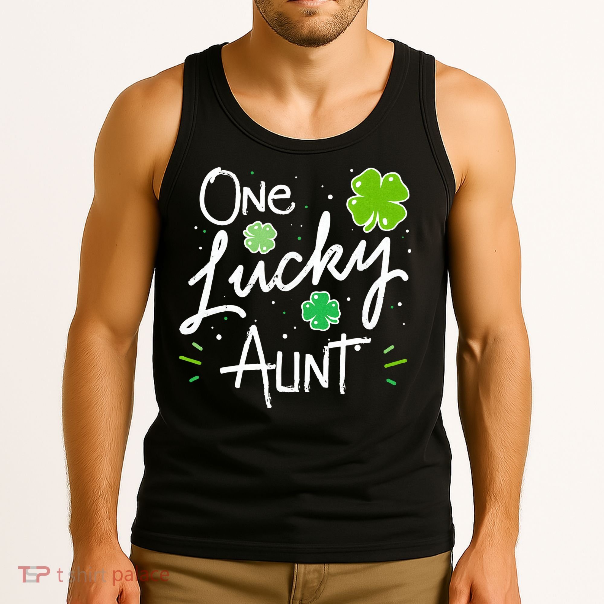 One Lucky Aunt St Patrick's Day Tank Top