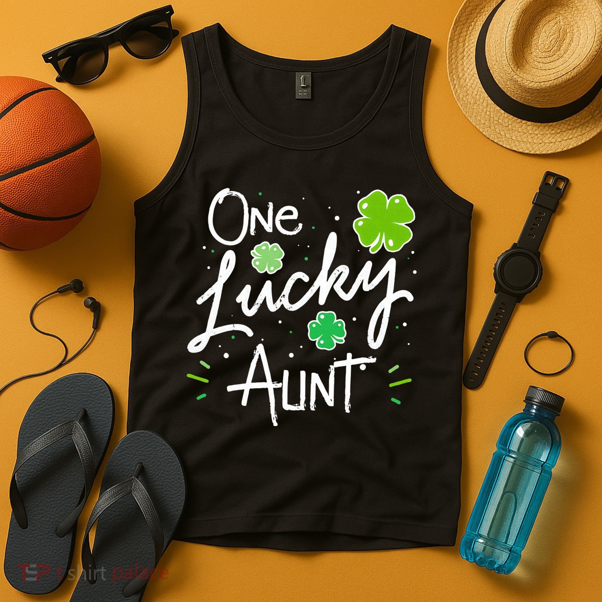 One Lucky Aunt St Patrick's Day Tank Top