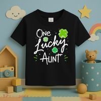 One Lucky Aunt St Patrick's Day Toddler T-Shirt thumb 3