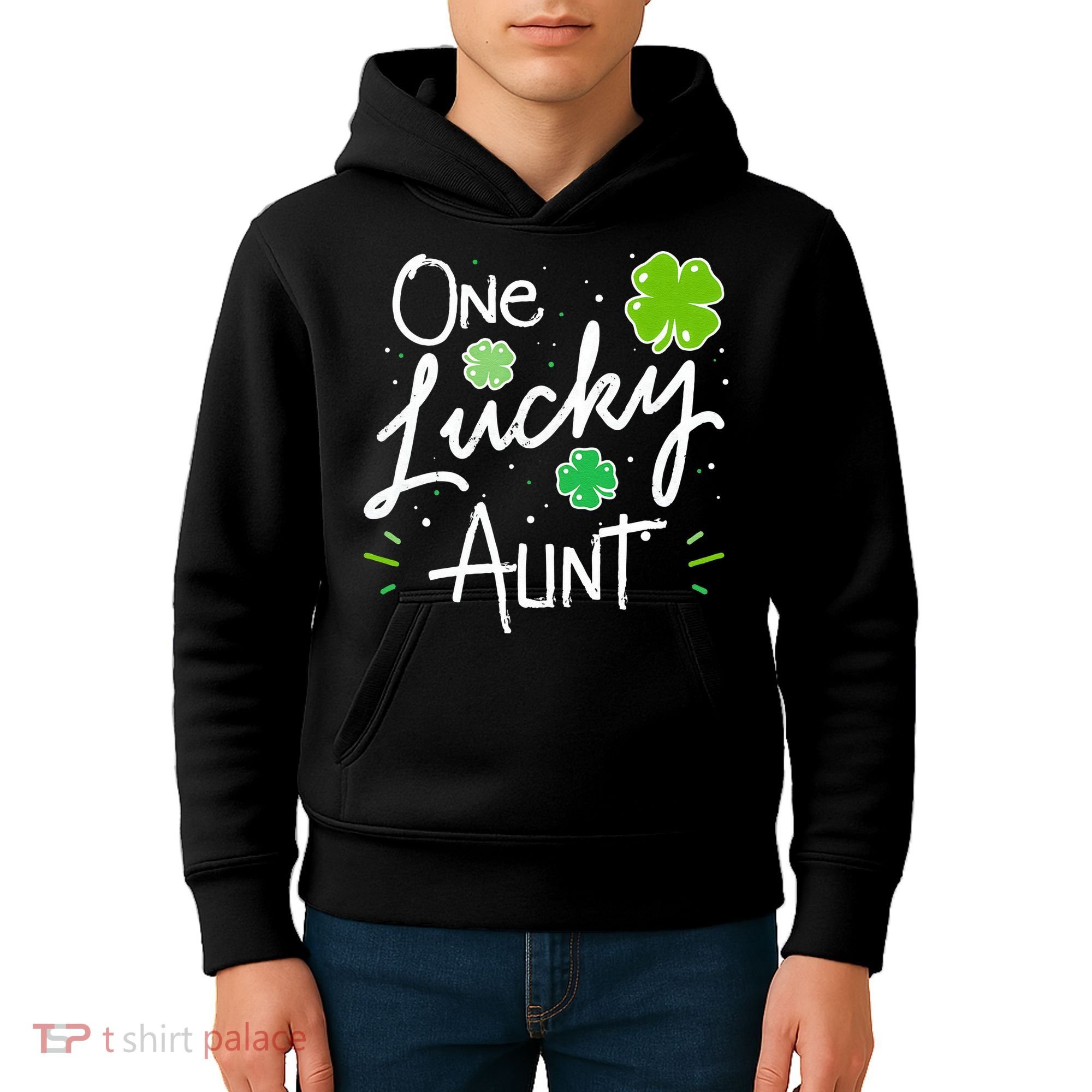 One Lucky Aunt St Patrick's Day Kids Hoodie