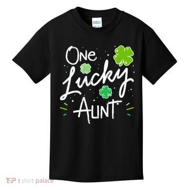 One Lucky Aunt St Patrick's Day Kids T-Shirt