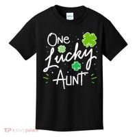 One Lucky Aunt St Patrick's Day Kids T-Shirt thumb 0