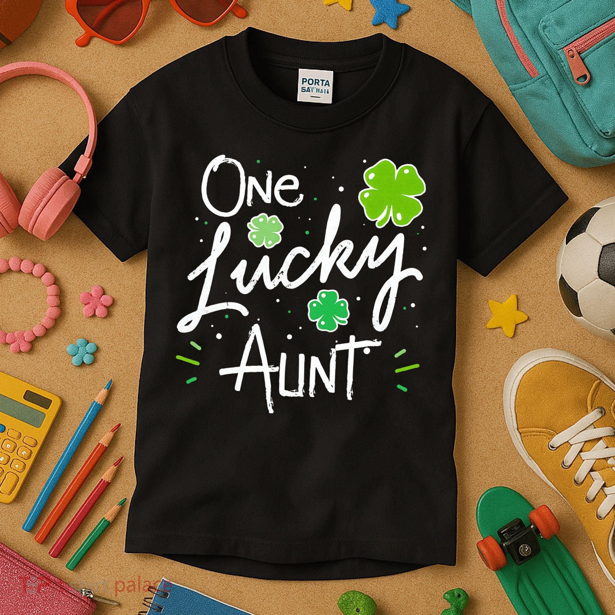 One Lucky Aunt St Patrick's Day Kids T-Shirt