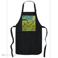 Off Like A Herd Of Turtles! Funny Family Saying Apron thumb 0