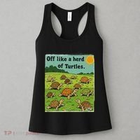 Off Like A Herd Of Turtles! Funny Family Saying Women's Tank Top thumb 3