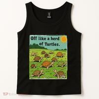Off Like A Herd Of Turtles! Funny Family Saying Tank Top thumb 2