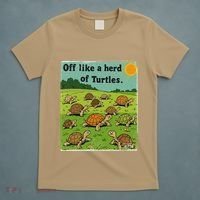 Off Like A Herd Of Turtles! Funny Family Saying T-Shirt thumb 5