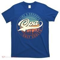 Opa Like A Grandpa Only Cooler Vintage Retro Opa Dad Gift T-Shirt thumb 0
