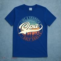 Opa Like A Grandpa Only Cooler Vintage Retro Opa Dad Gift T-Shirt thumb 5