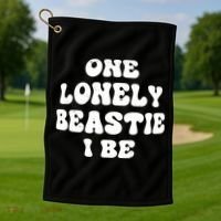 One Lonely Beastie I Be Hip-Hop Golf Towel thumb 1