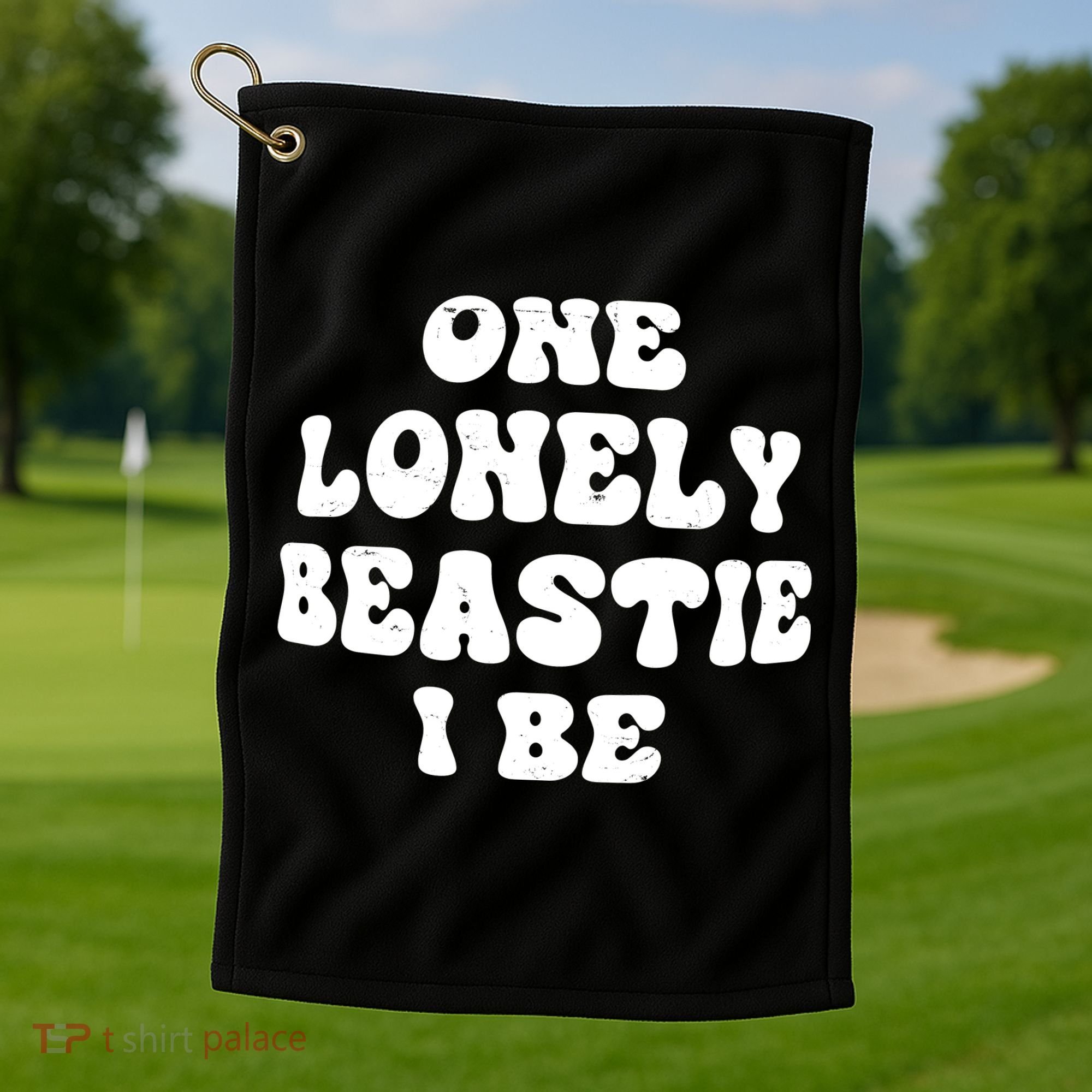 One Lonely Beastie I Be Hip-Hop Golf Towel