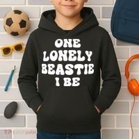 One Lonely Beastie I Be Hip-Hop Kids Hoodie thumb 2