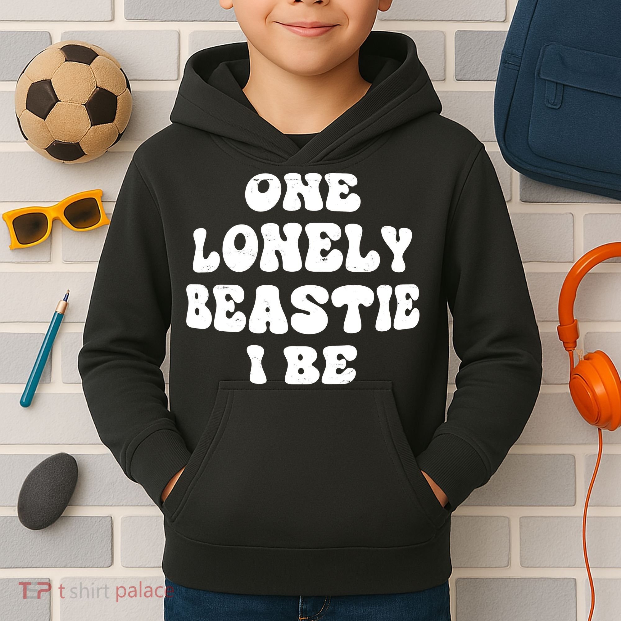 One Lonely Beastie I Be Hip-Hop Kids Hoodie