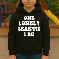 One Lonely Beastie I Be Hip-Hop Kids Hoodie thumb 3