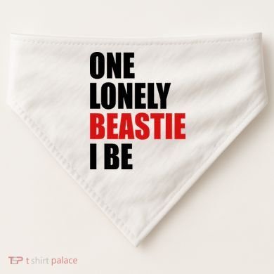 One Lonely Beastie I Be USA-Made Doggie Bandana