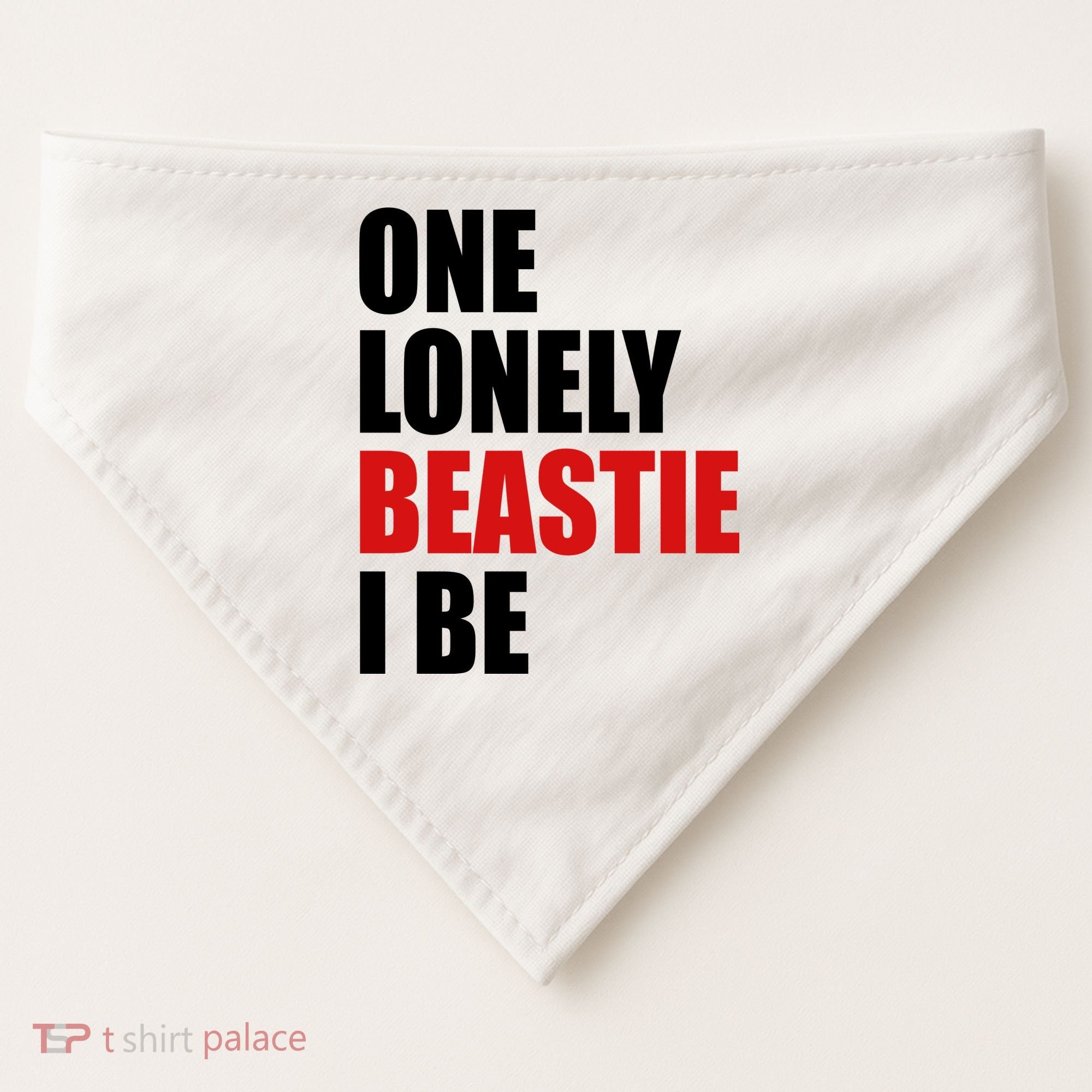 One Lonely Beastie I Be USA-Made Doggie Bandana