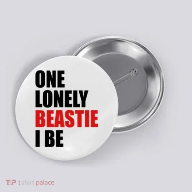 One Lonely Beastie I Be Button