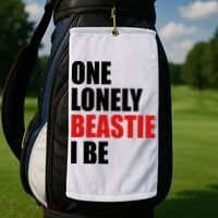 One Lonely Beastie I Be Golf Towel thumb 2