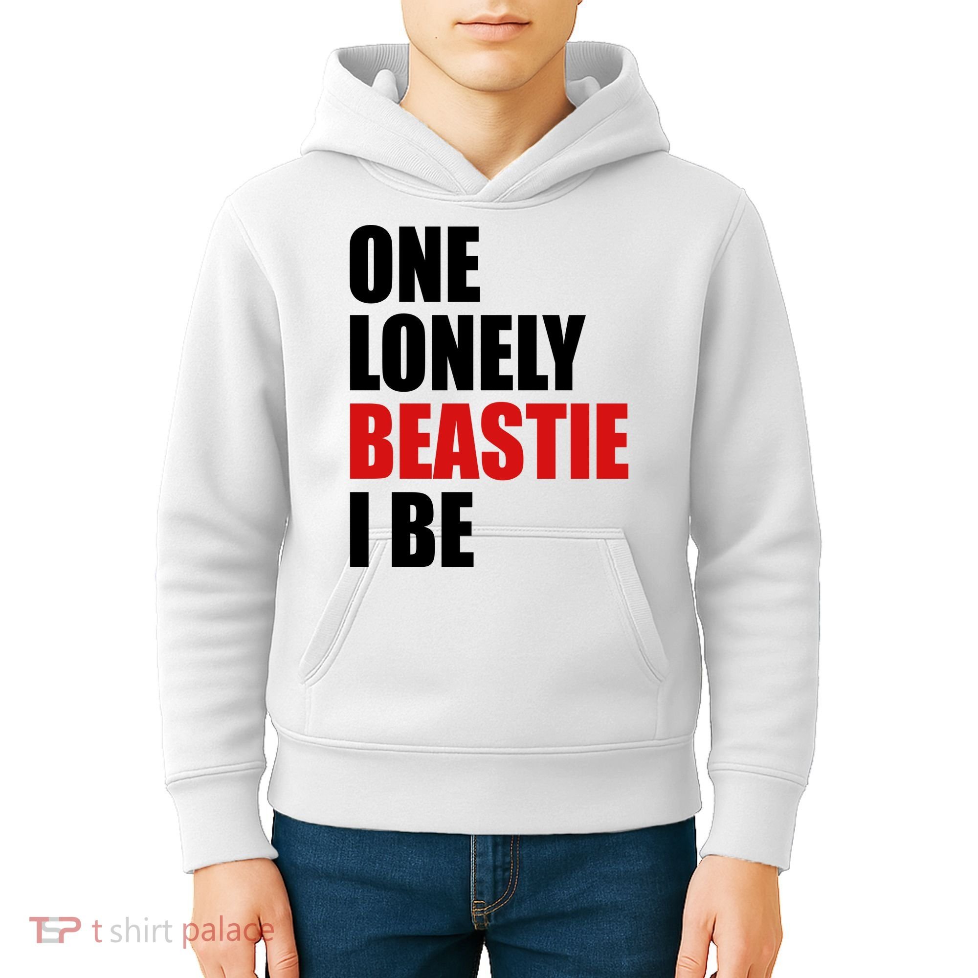 One Lonely Beastie I Be Kids Hoodie