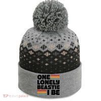 One Lonely Beastie I Be The Baniff Cuffed Pom Beanie thumb 0