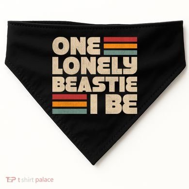 One Lonely Beastie I Be USA-Made Doggie Bandana