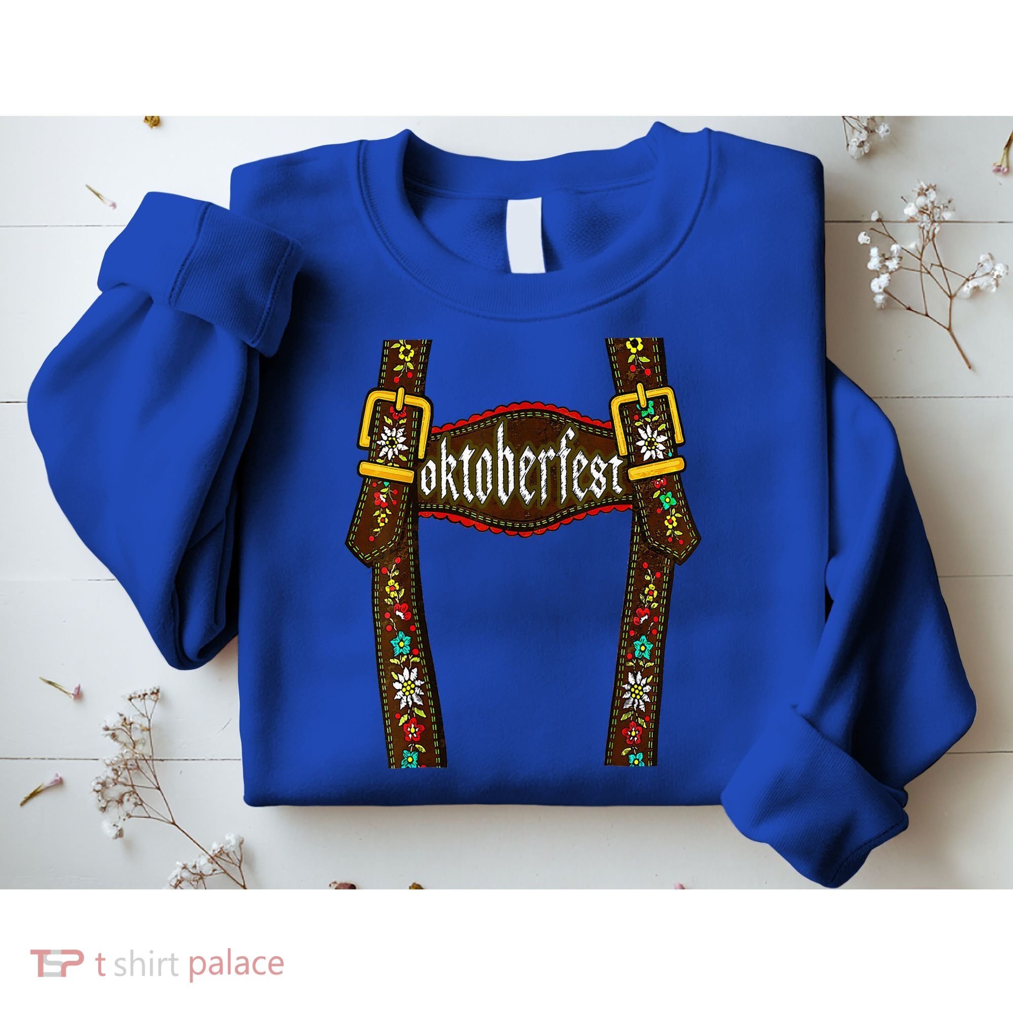 Oktoberfest Lederhosen Costume Cute German Bavarian Sweatshirt