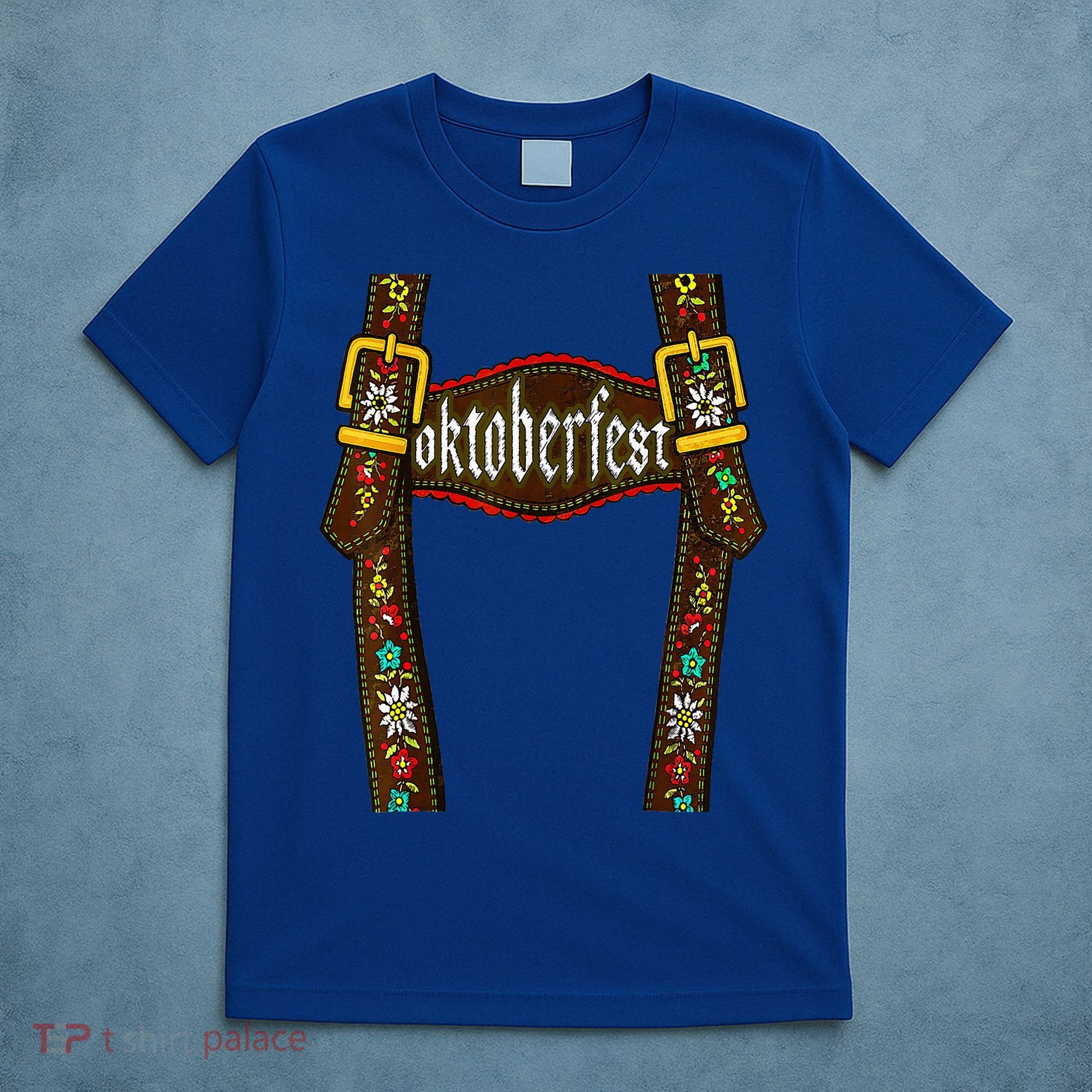 Oktoberfest Lederhosen Costume Cute German Bavarian T-Shirt