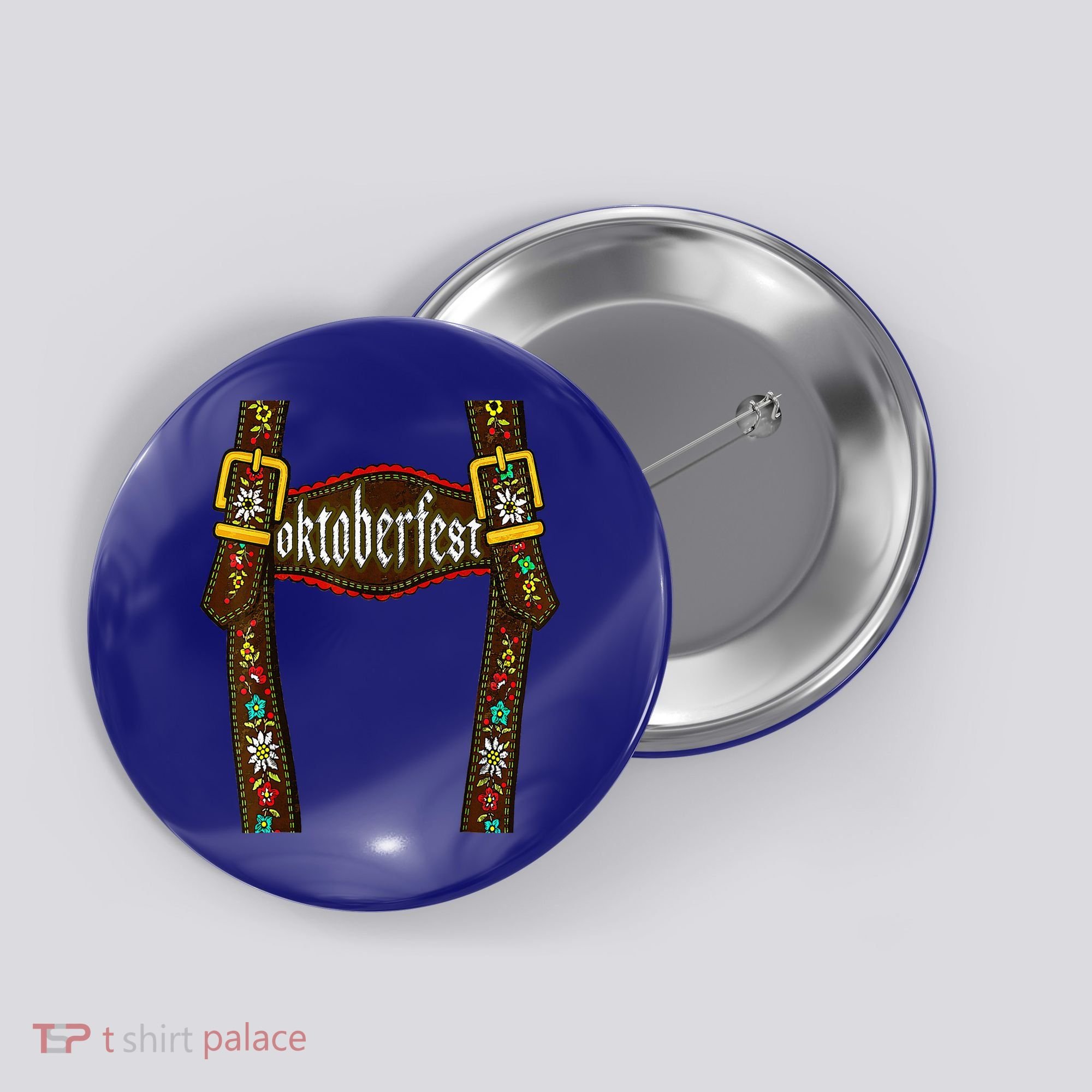 Oktoberfest Lederhosen Costume Cute German Bavarian Button
