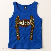 Oktoberfest Lederhosen Costume Cute German Bavarian Tank Top thumb 2