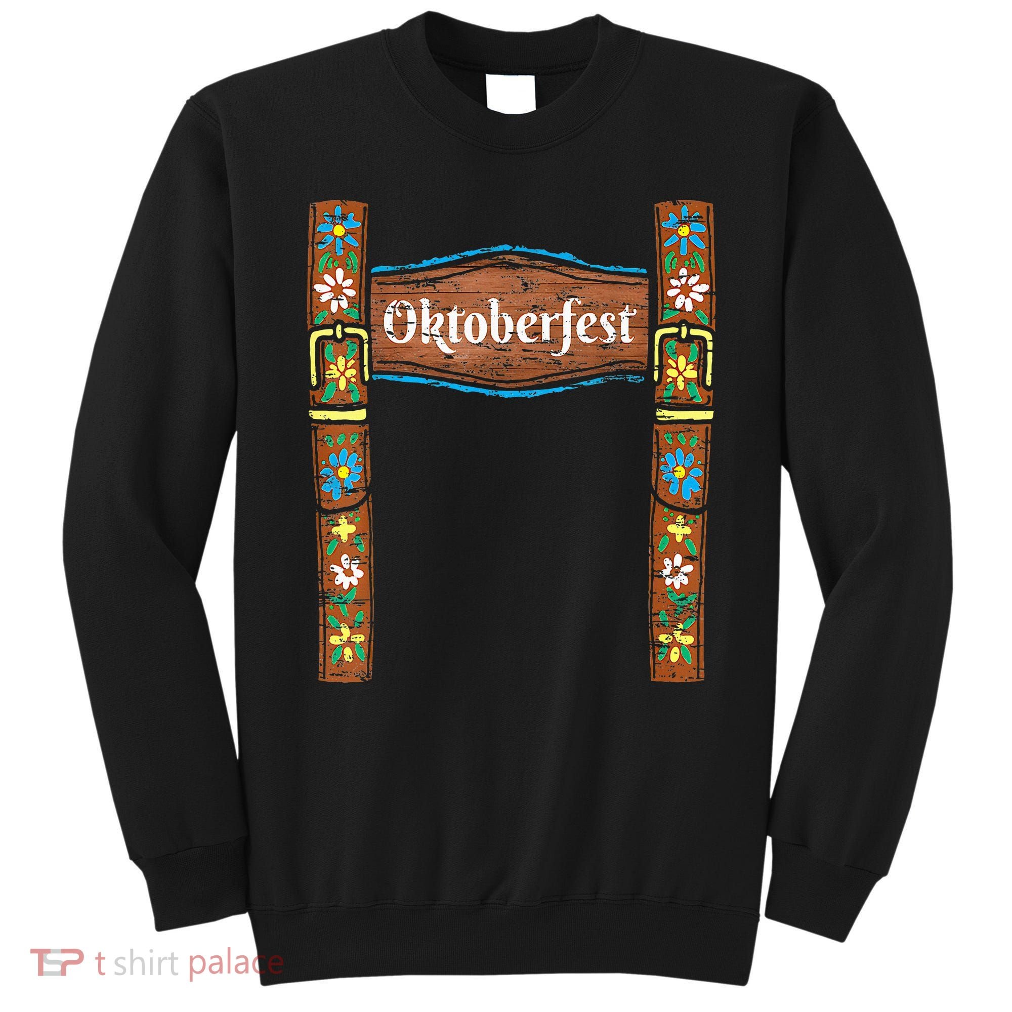 Oktoberfest Lederhosen Costume Cute German Bavarian Sweatshirt