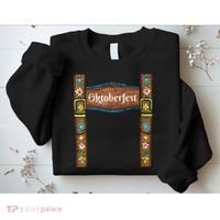 Oktoberfest Lederhosen Costume Cute German Bavarian Sweatshirt thumb 2