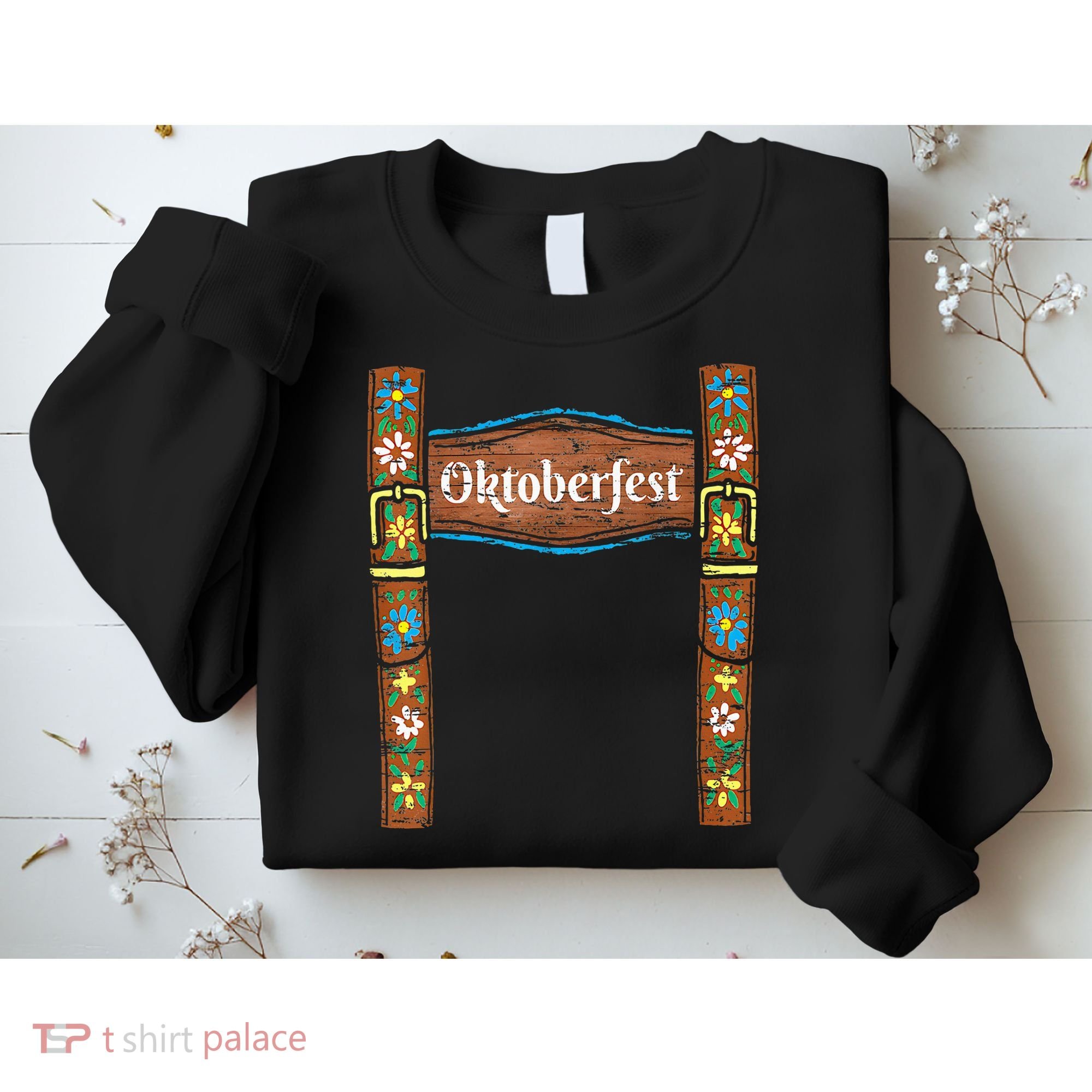 Oktoberfest Lederhosen Costume Cute German Bavarian Sweatshirt