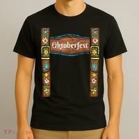 Oktoberfest Lederhosen Costume Cute German Bavarian T-Shirt thumb 3