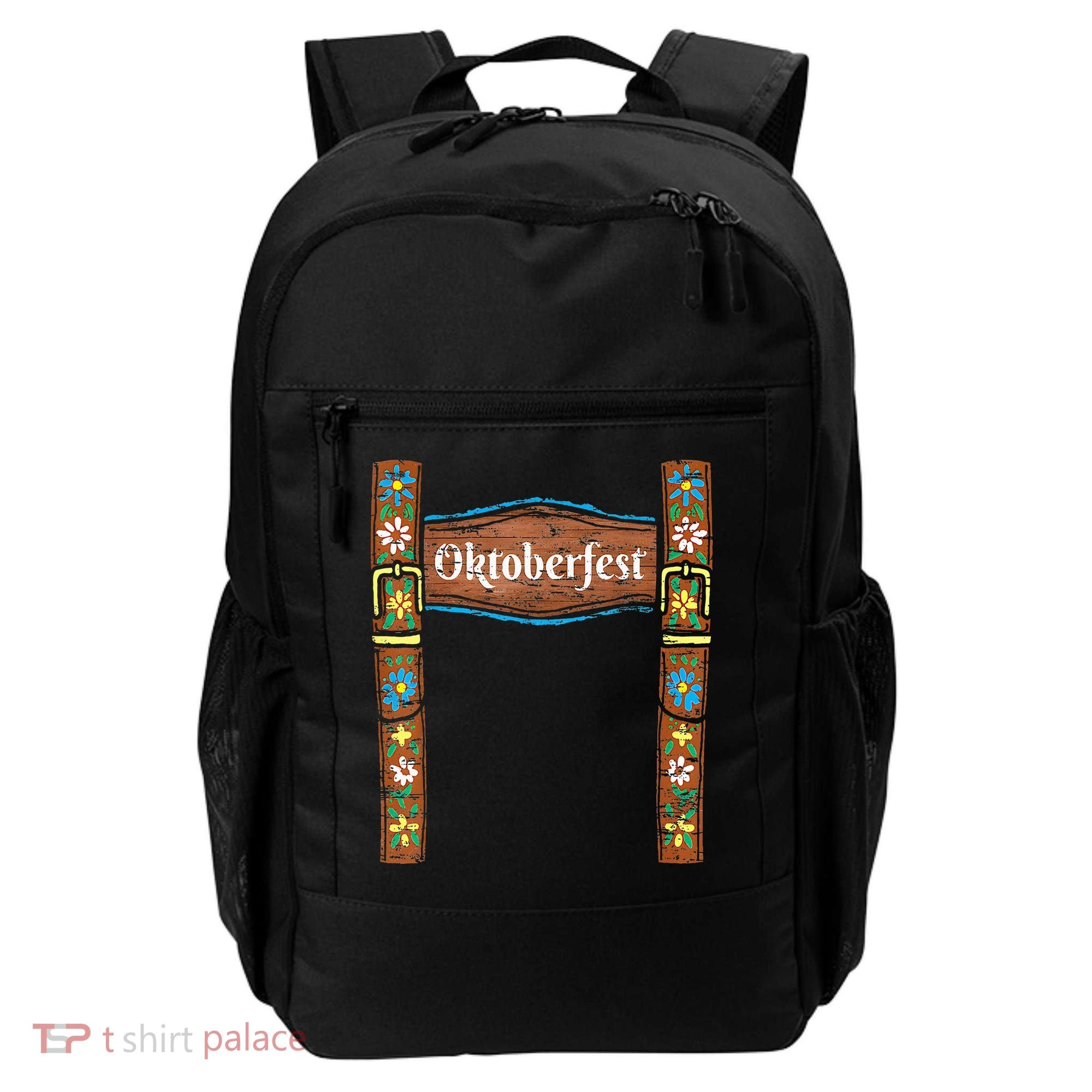 Oktoberfest Lederhosen Costume Cute German Bavarian Backpack