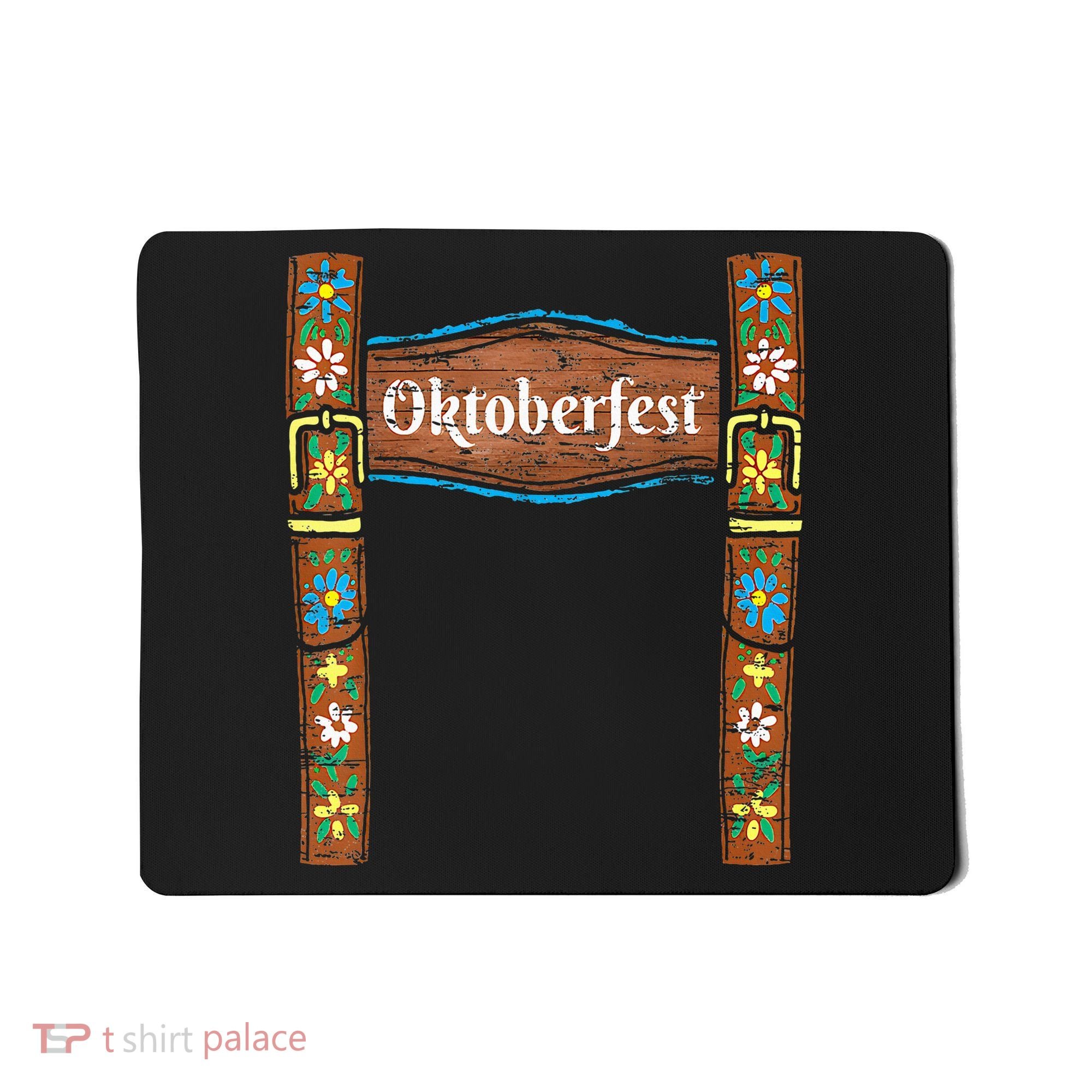 Oktoberfest Lederhosen Costume Cute German Bavarian Mousepad