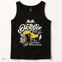 Oktoberfest La Crosse Wisconsin Octoberfest Beer Lovers Tank Top thumb 2