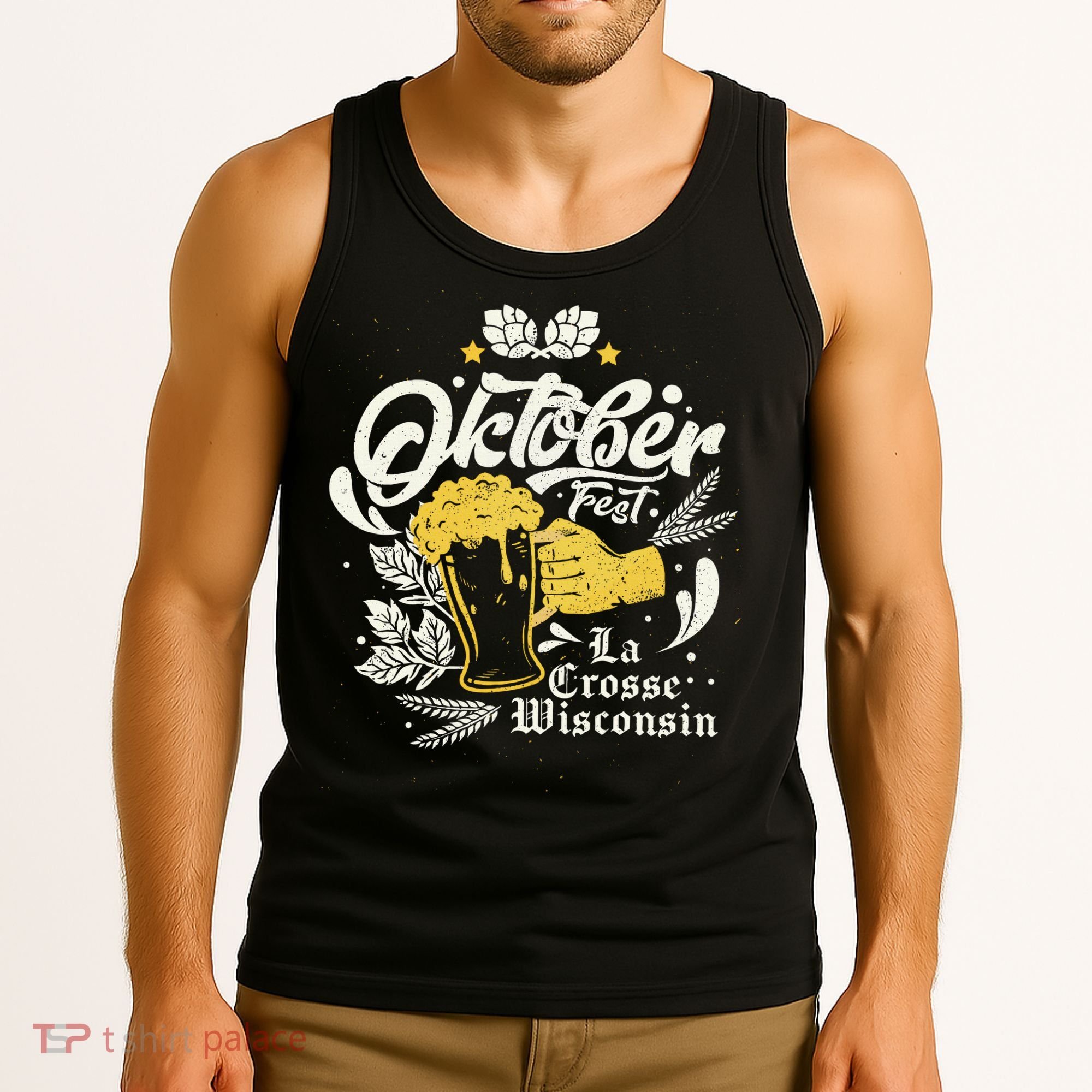 Oktoberfest La Crosse Wisconsin Octoberfest Beer Lovers Tank Top