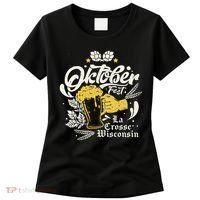 Oktoberfest La Crosse Wisconsin Octoberfest Beer Lovers Women's T-Shirt thumb 0