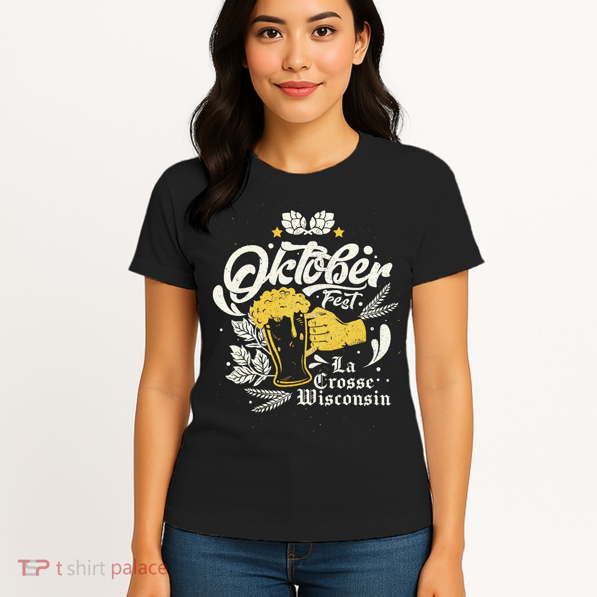 Oktoberfest La Crosse Wisconsin Octoberfest Beer Lovers Women's T-Shirt