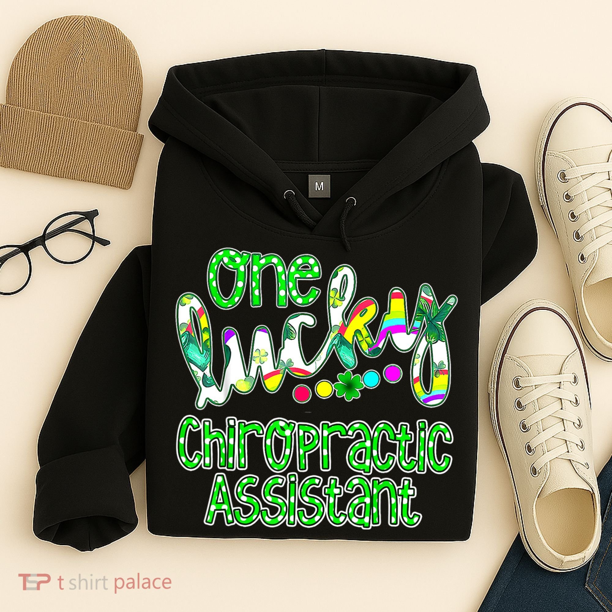 One Lucky Chiropractic Assistant St Patricks Day Nurse Hoodie