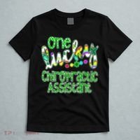 One Lucky Chiropractic Assistant St Patricks Day Nurse T-Shirt thumb 5