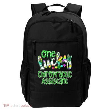 One Lucky Chiropractic Assistant St Patricks Day Nurse Backpack