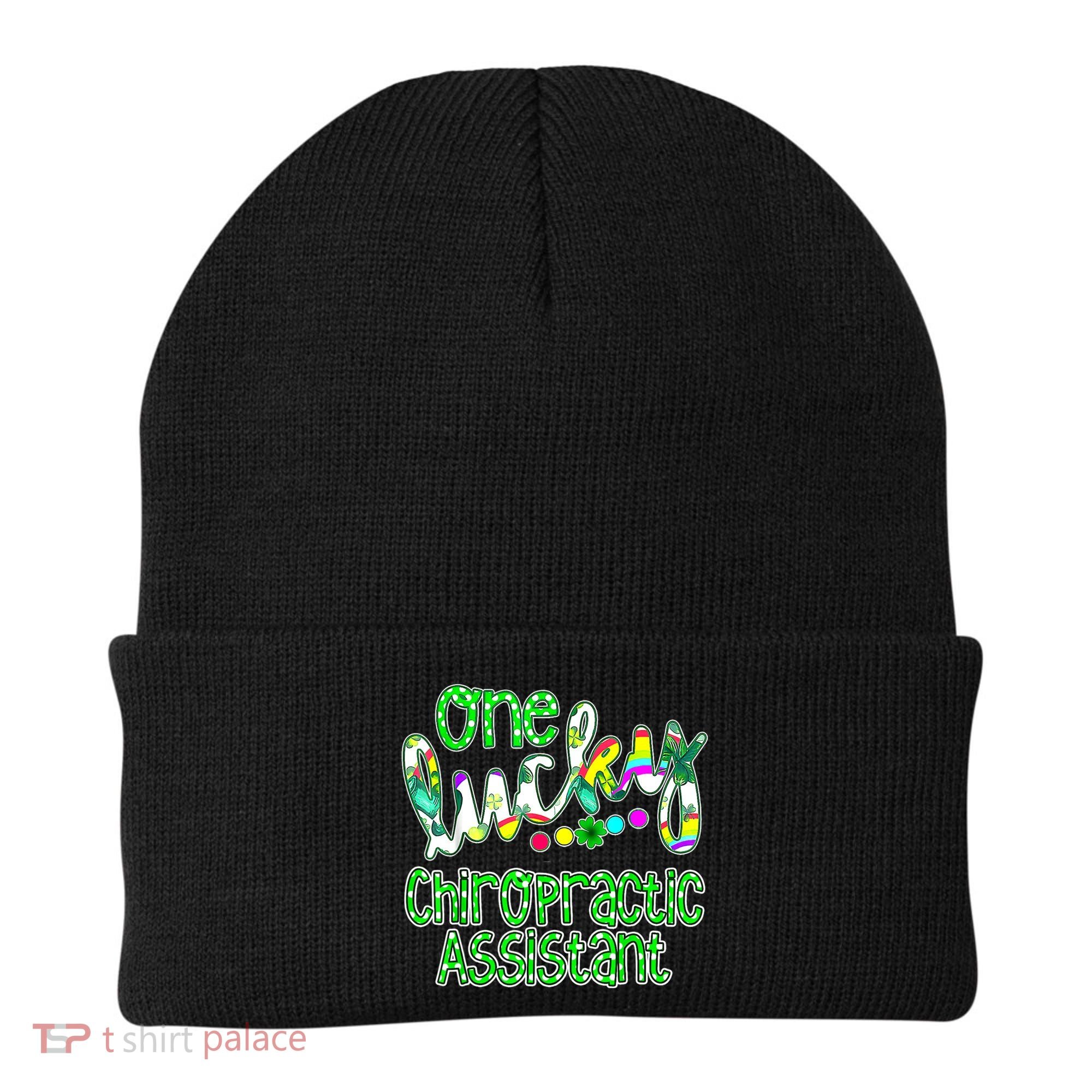 One Lucky Chiropractic Assistant St Patricks Day Nurse Beanie