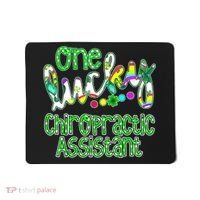 One Lucky Chiropractic Assistant St Patricks Day Nurse Mousepad thumb 0